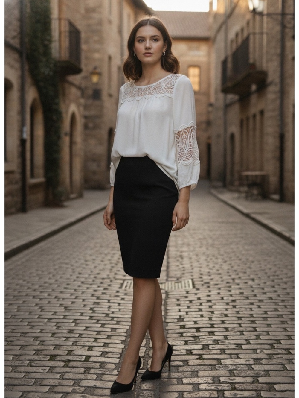 NWT Joie for Neiman Marcus Ivory Lace Top XXS